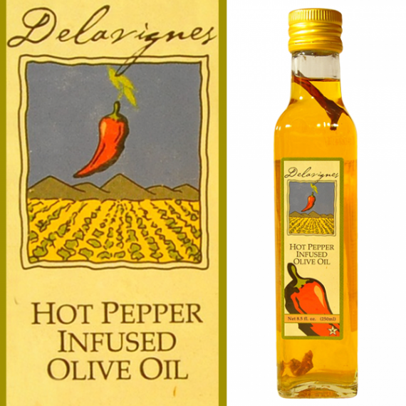Delavignes Hot Pepper Infused Olive Oil