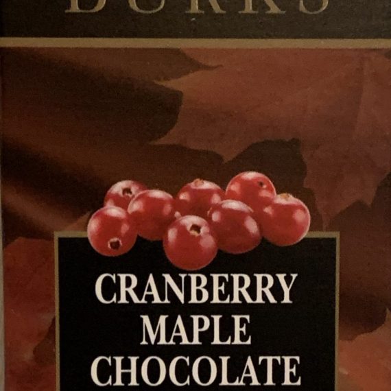 Burks Cranberry Maple Gourmet Dark Chocolate