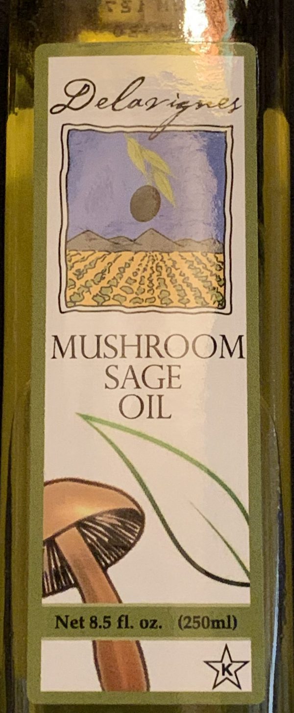 Delavignes Mushroom Sage Infused Olive Oil